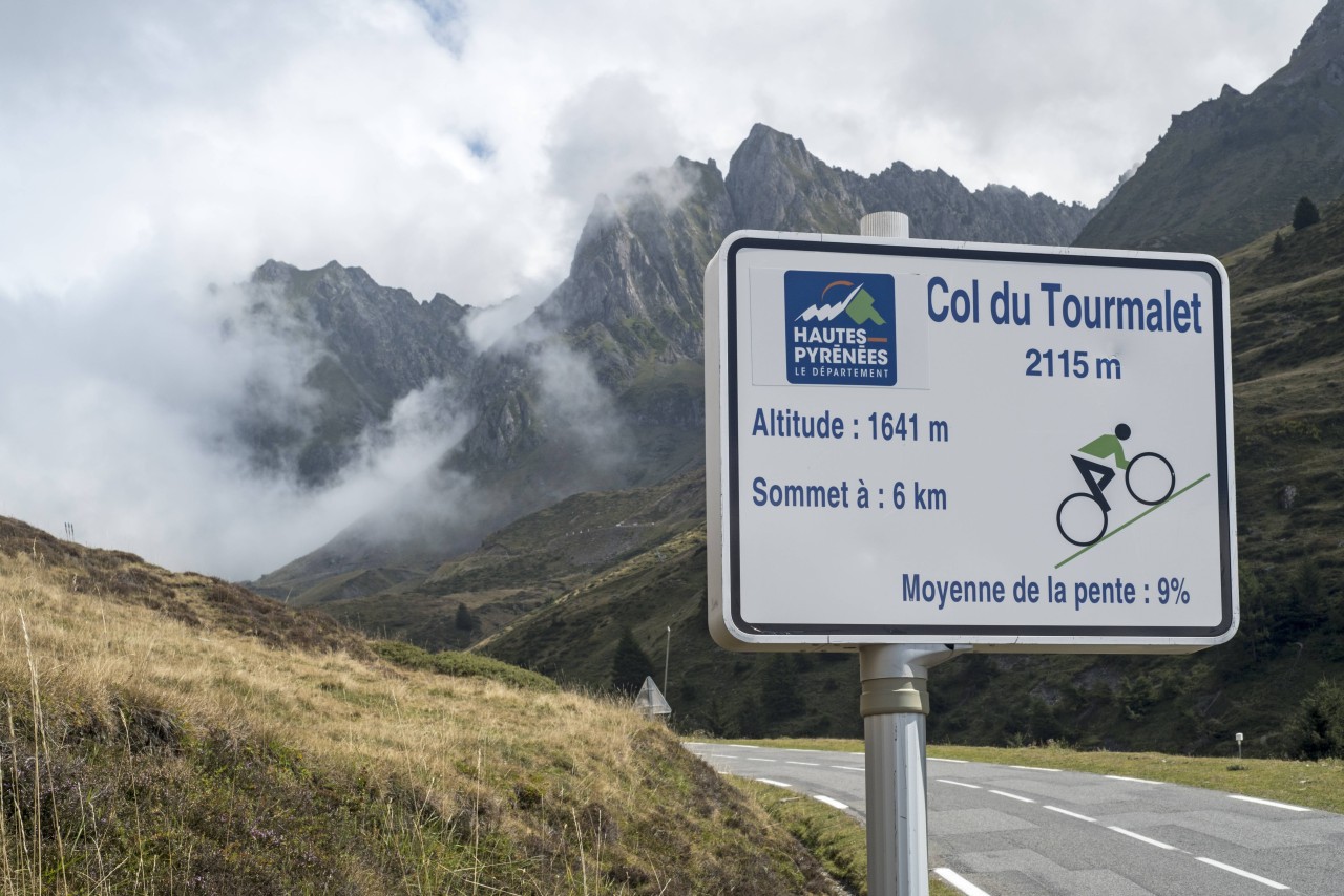 Bei der Tour de France 2019 müssen die Fahrer auf den legendären Tourmalet klettern.