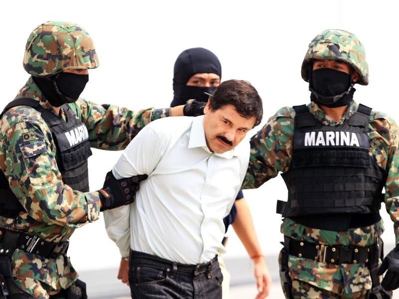 Joaquín "El Chapo" Guzmán, hier im Februar 2014, ist aus seinem Gefängnis ausgebrochen. (Foto: Mario Guzman)