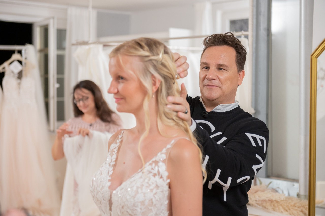 In „Guidos Wedding Race“ begleitete der Designer das Gewinnerpaar bis zum Traualtar.