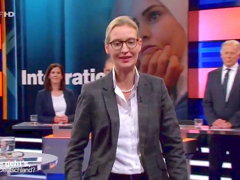 Der Abgang aus der ZDF-Sendung „Wie geht’s Deutschland?“ am 5. September 2017 war wohl einer der größten Eklats im AfD-Wahlkampf.