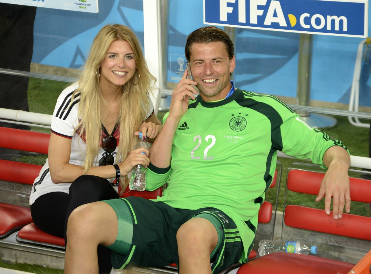 Roman Weidenfeller und seine Lisa feierten 2014 gemeinsam den WM-Erfolg im Maracana.