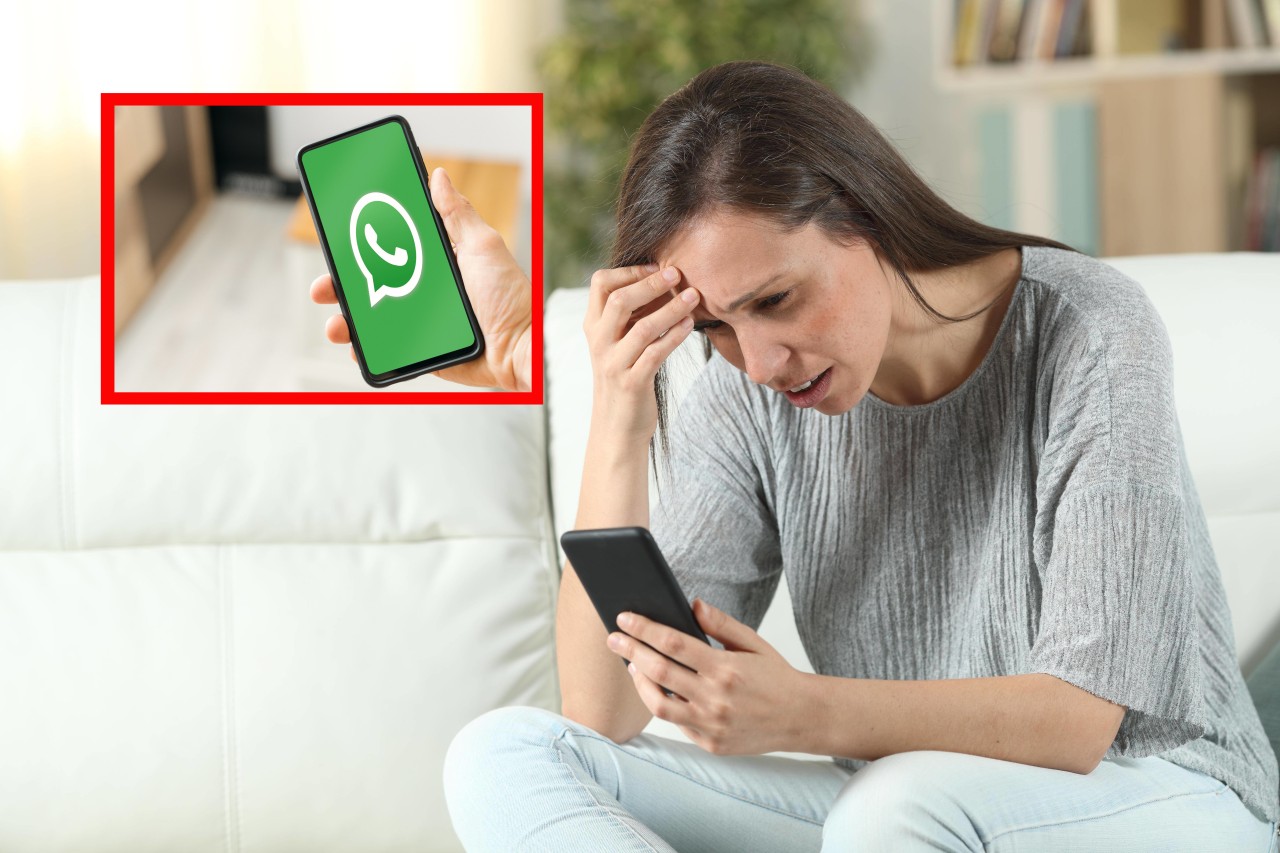 Eine Whatsapp-Nachricht sorgt für Unruhe bei einer Nutzerin. (Symbolbild)