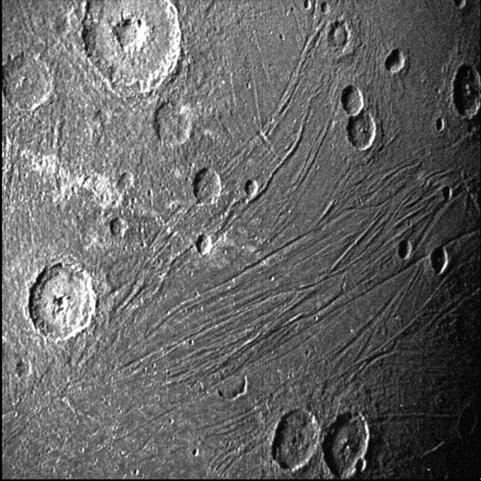 Wissenschaft: Die Sonde hat etliche Details von Ganymed aufgezeichnet.