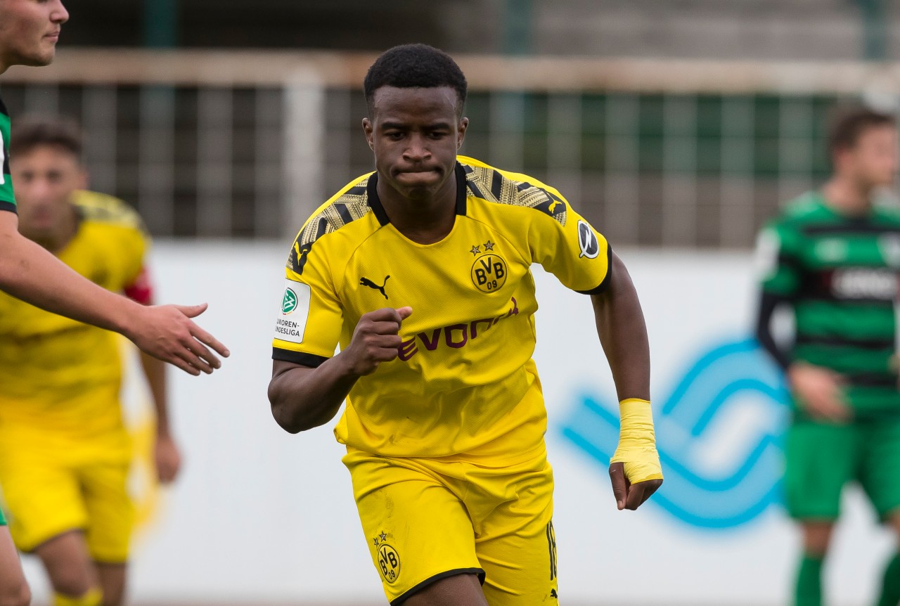 Youssoufa Moukoko beeindruckt bei Borussia Dortmund mit einer unglaublichen Tor-Quote.