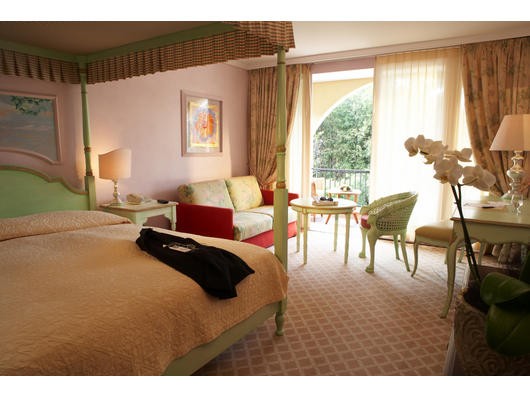 Das Bett von Michael Ballack? Vom 3. bis 28. Juni wohnt die deutsche Nationalmannschaft im Hotel Giardino in Ascona. Fotos: Hotel Giardino