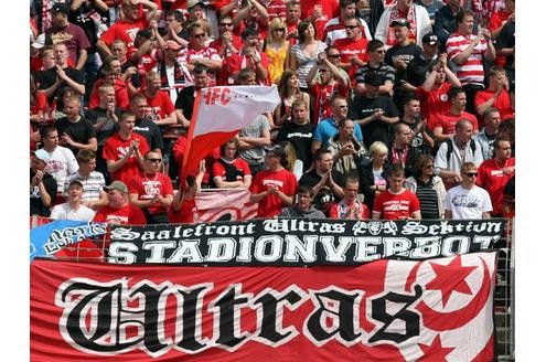 Die Ultras des Halleschen FC...
