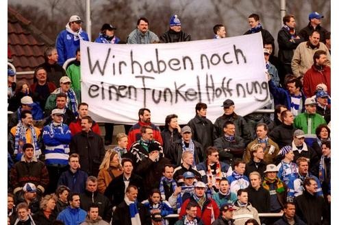 ... März 2000, als die Duisburger den letzten Tabellenplatz belegten. Auch der letzte Funkel Hoffnung verglühte.