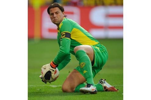 Roman Weidenfeller: In der ersten Hälfte nicht geprüft, in der zweiten ...