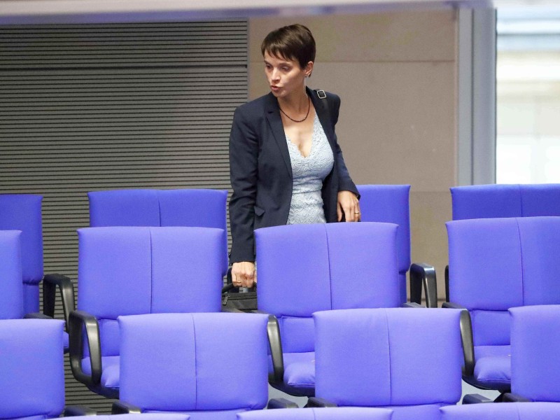 Die frühere AfD-Vorsitzende Frauke Petry hatte kurz nach der Wahl angekündigt, die Fraktion und die Partei zu verlassen. Sie wird dem Bundestag als Fraktionslose angehören.