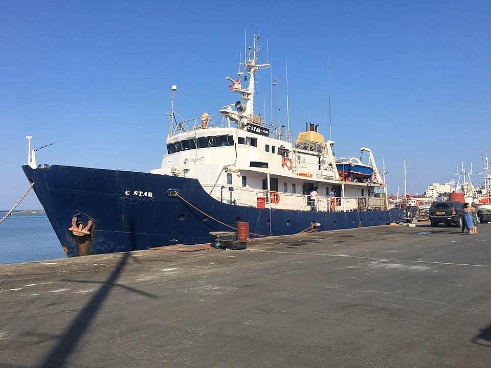 Zuletzt hat die "C-Star" im Hafen von Famagusta im türkischen Teil von Zypern getankt.