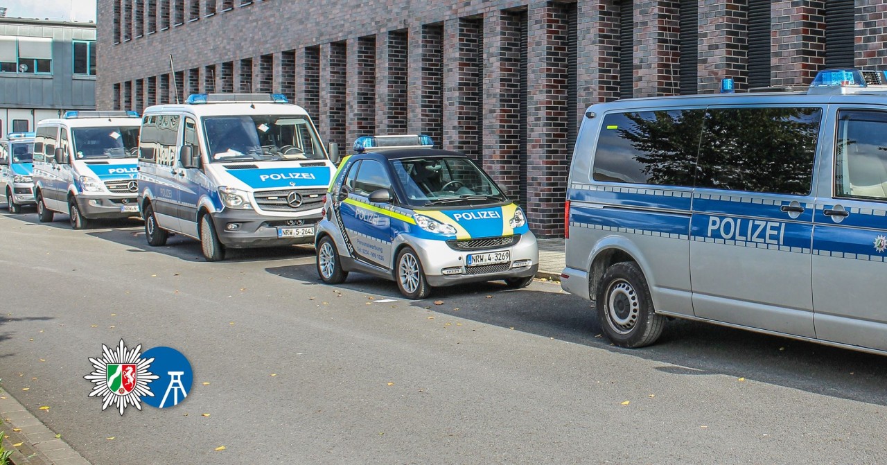 Einsatzwagen der Bochumer Polizei.