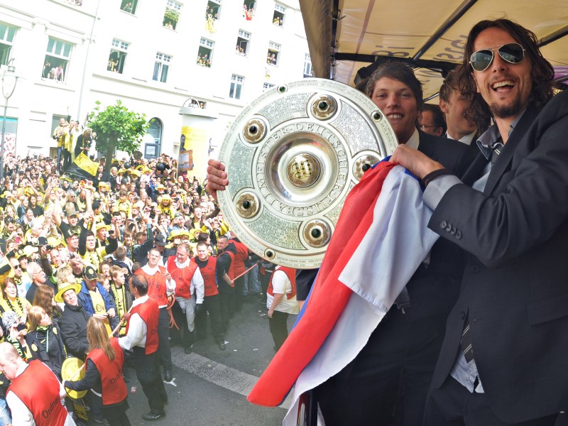 Mit dem BVB feierte Subotic zahlreiche Erfolge. Die Deutsche Meisterschaft 2011...