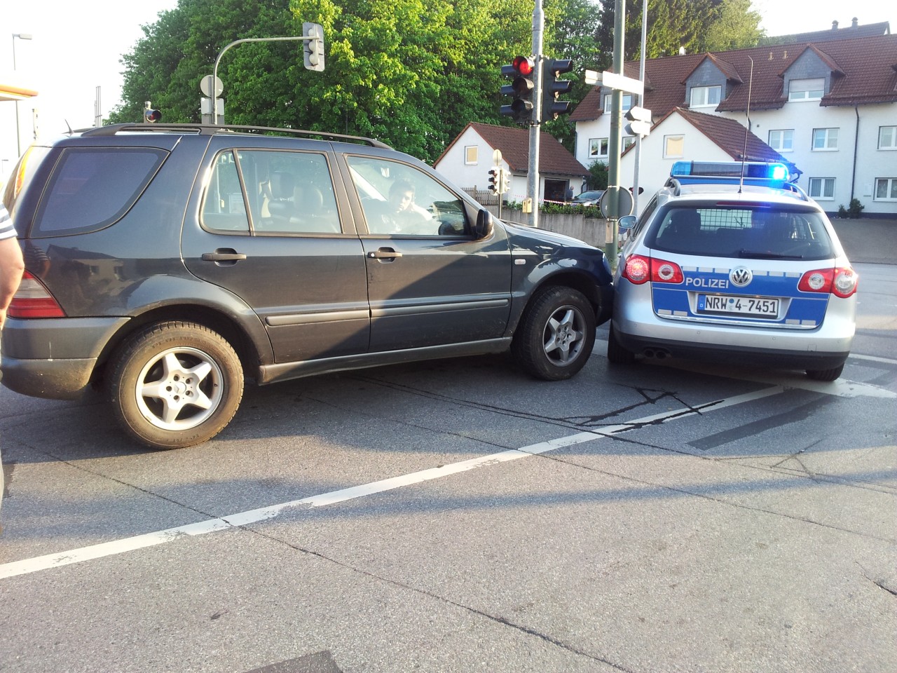 "Da rauschen die einfach vor der Seite rein" - Tim Halbe war empört über das Verhalten der Polizei. Foto: privat