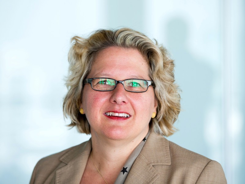 Svenja Schulze (SPD), bisher Generalsekretärin der NRW-SPD, hat nun den Posten als Umweltministerin inne.