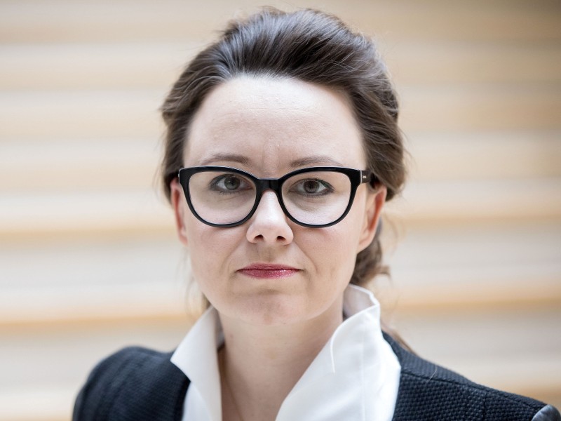 Die SPD-Bundestagsabgeordnete Michelle Müntefering, Frau des früheren SPD-Vorsitzenden Franz Müntefering, ist Staatsministerin für internationale Kulturpolitik.