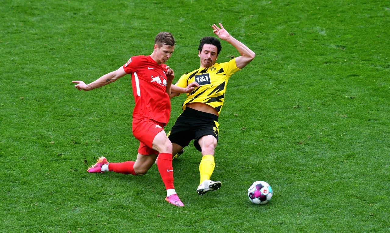 Das Spiel gegen Leipzig war hart umkämpft.