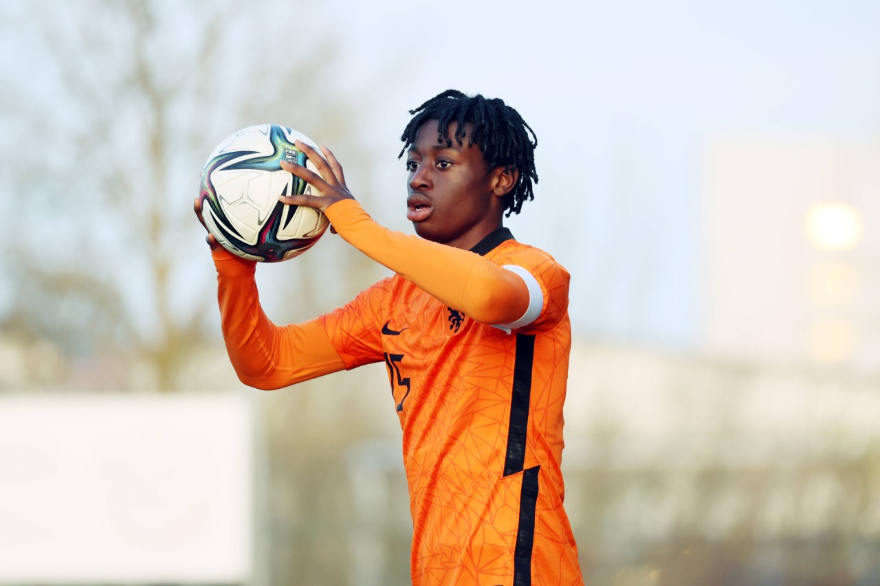 BVB-Neuzugang Prince Aning ist zudem für die niederländische u18-Nationalmannschaft im Einsatz.