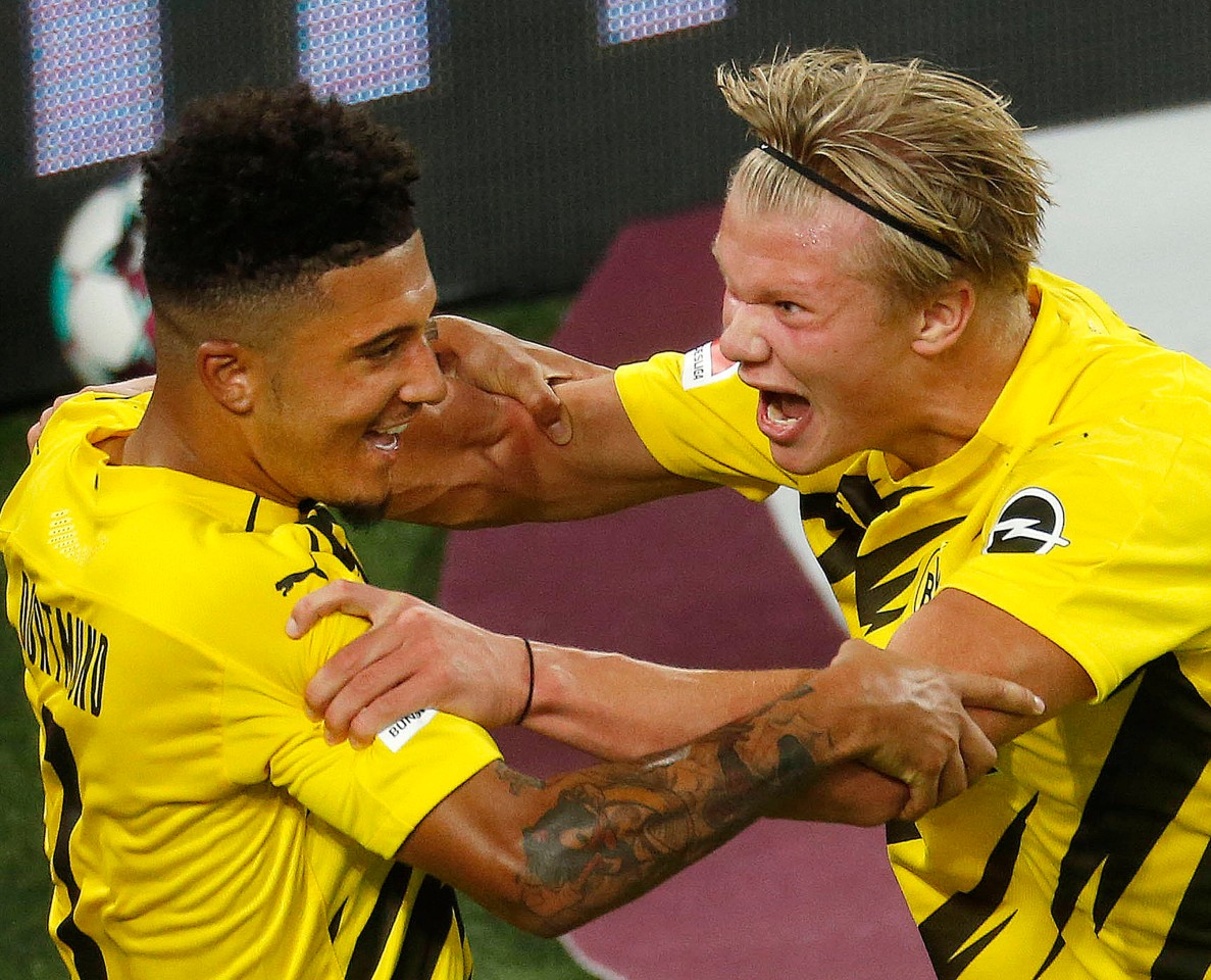 Das BVB-Traumduo der letzten Saison: Jadon Sancho und Erling Haaland.