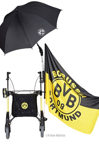So könnten ältere BVB-Fans durch Dortmund gehen.