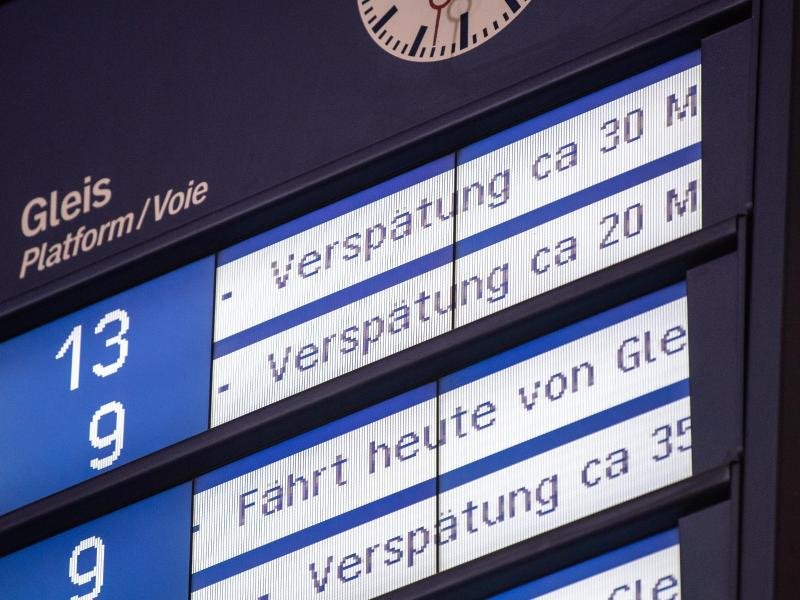 Beim Thema Verspätungen bekommt die Deutsche Bahn von ihren Kunden schlechte Noten.