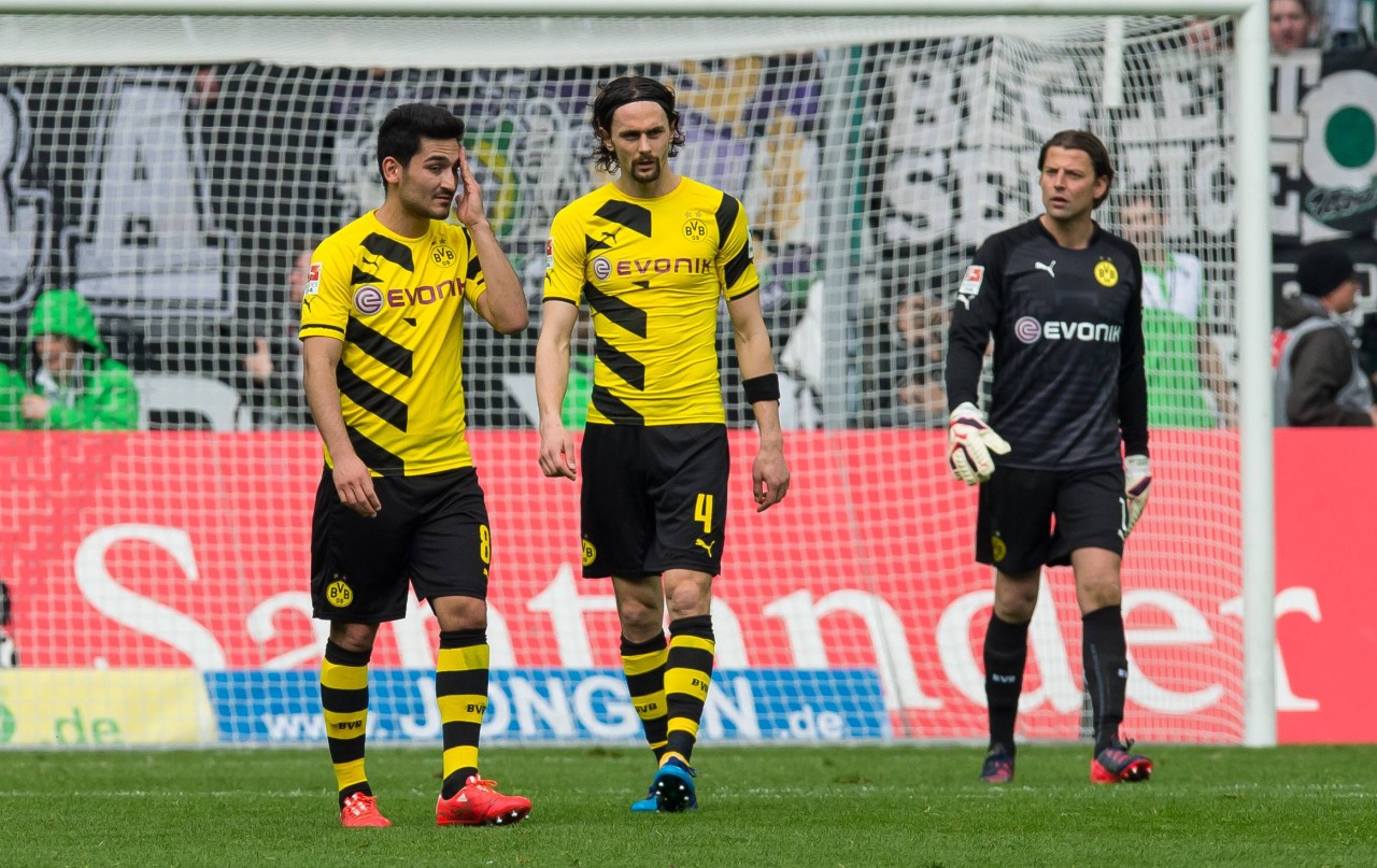 Ilkay Gündogan (l.) holte mit Borussia Dortmund 2011/12 die deutsche Meisterschaft und wechselte 2016 zu Manchester City.