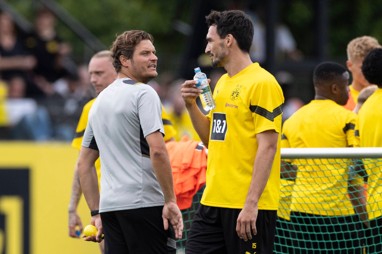 BVB-Kapitän Mats Hummels macht seinen Kontrahenten eine klare Ansage.