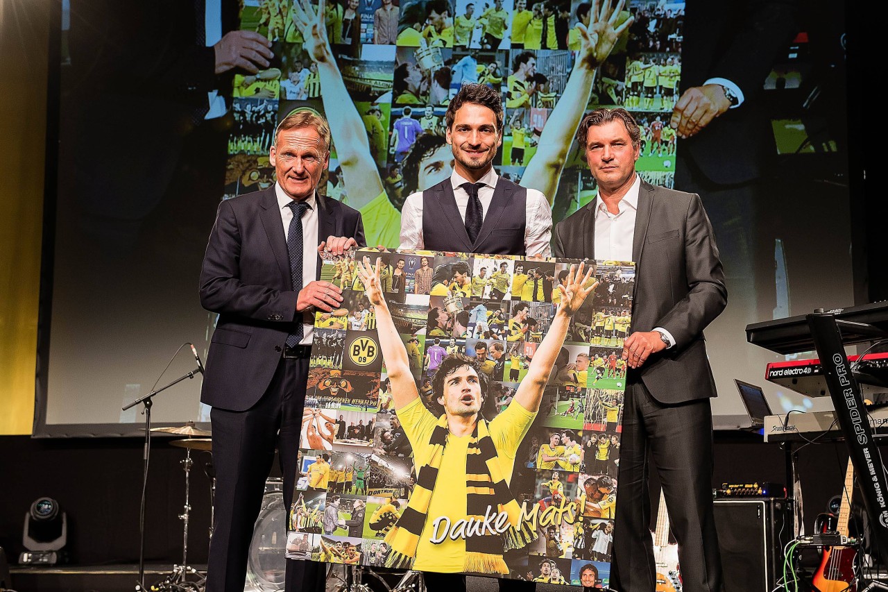 2016 verabschiedeten BVB-Geschäfstführer Hans-Joachim Watzke und Borussia Dortmunds Sportdirektor Michael Zorc Mats Hummels in Richtung München. Jetzt können sie den Ex-Kapitän wieder willkommen heißen.