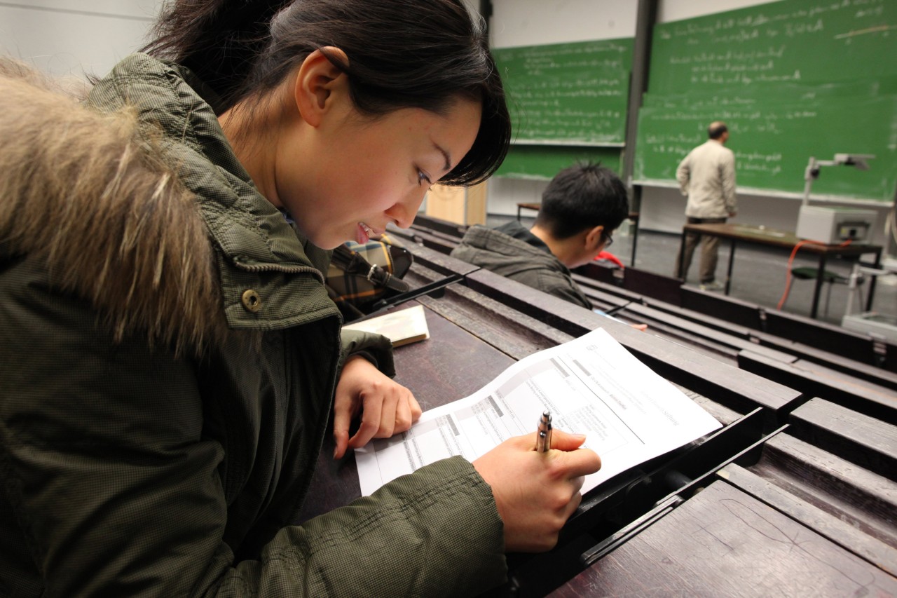 Chinesische Studenten im Revier.