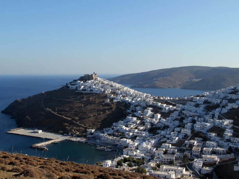 Typisch griechische Kulisse: Chora ist der Hauptort auf Astypalea.