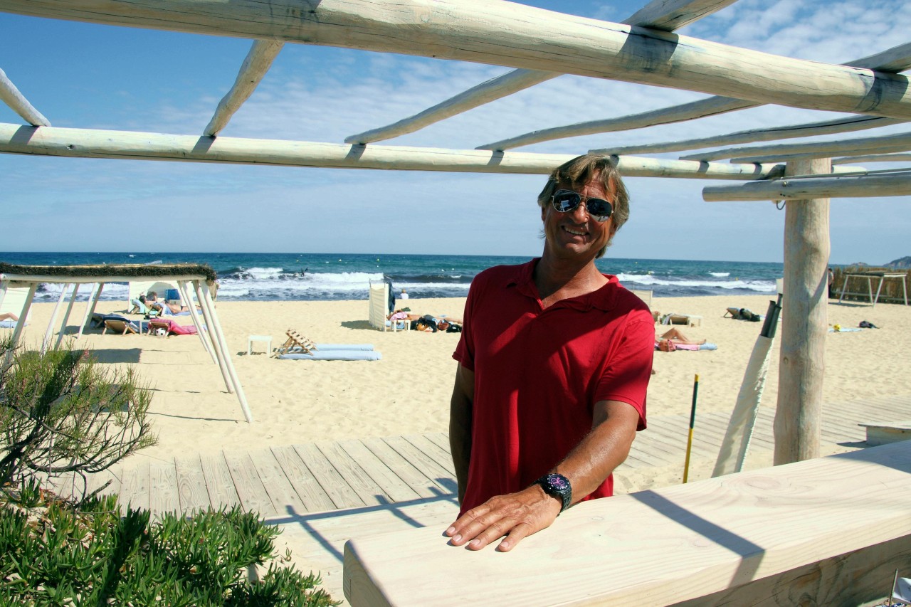 Gérard Bartolo, Strandbademeister vom Club 55, kennt sich an der Côte d’Azur aus.