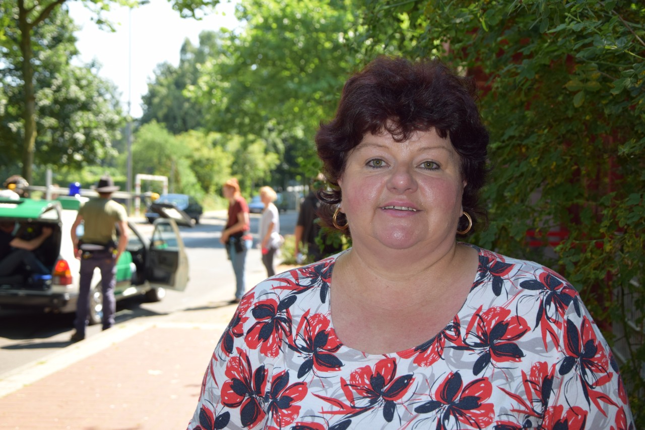 Barbara Stefanovski wohnt in Rentfort und verfolgte 1988 das Geiseldrama aus ihrer Wohnung.