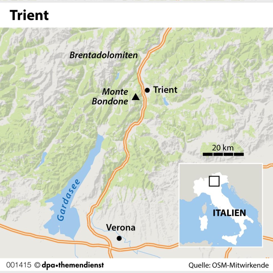 Das gute Leben in der bemalten Stadt" von Florian Sanktjohanser vom 13. Juni 2022: Die Berge in Sichtweite, der Gardasee um die Ecke, Verona nicht weit: Trient ist beneidenswert gut gelegen.