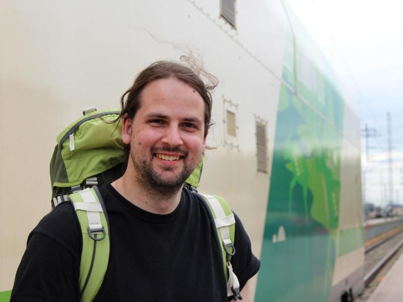 David Scheibler ist Autor des "Zugreiseblog".