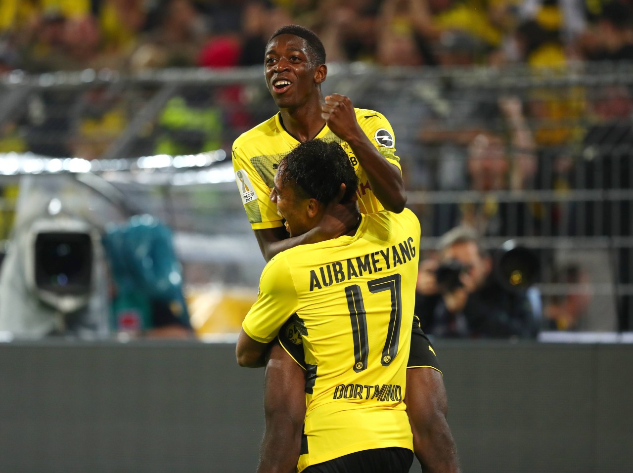 Ein Jahr lang begeisterten Dembélé und Aubameyang die BVB-Fans gemeinsam.
