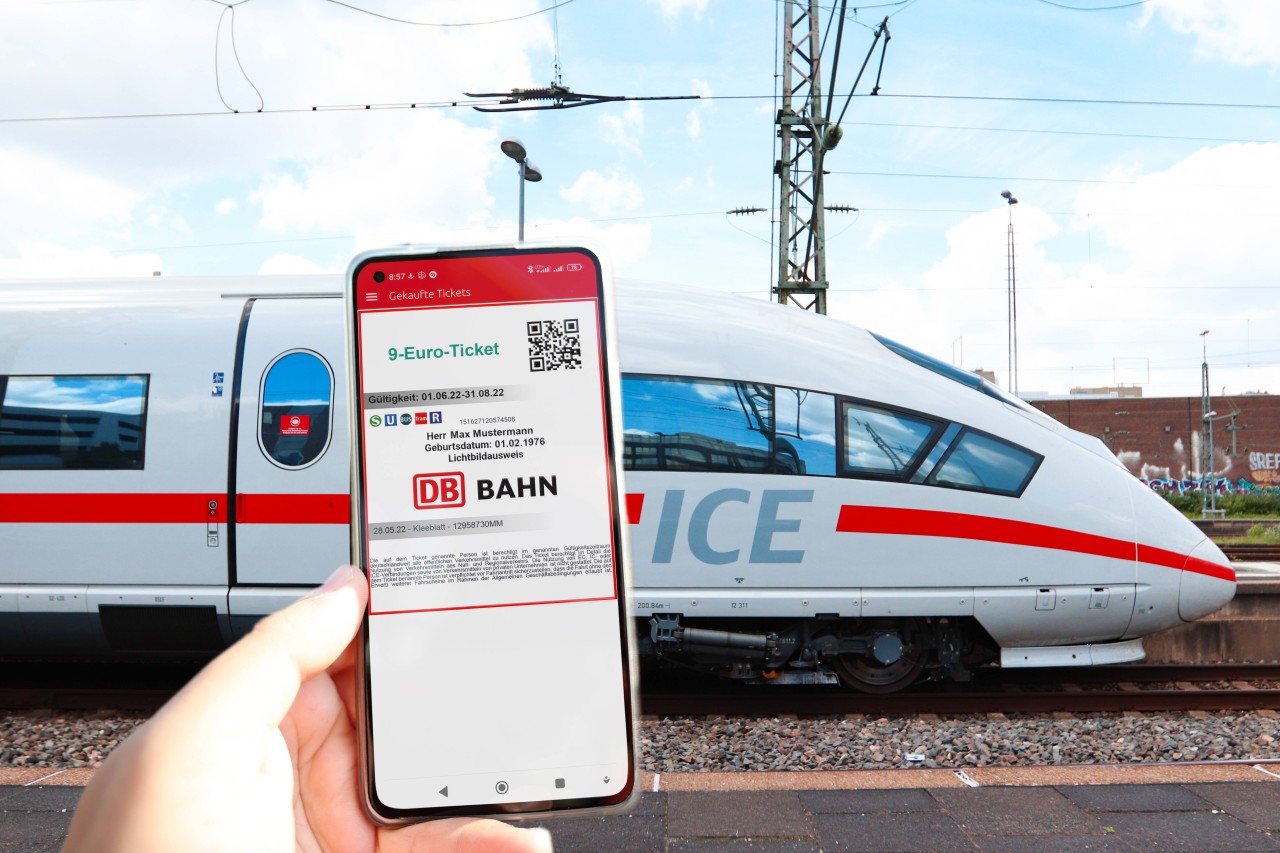 Deutsche Bahn: Dank eines kleinen Schluplochs können Fahrgäste auch mit dem 9-Euro-Ticket ICE fahren. (Symbolbild)