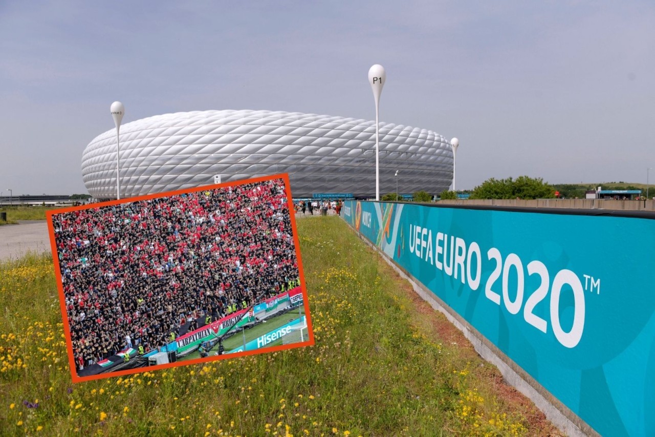 Aufregung vorm Spiel Deutschland gegen Ungarn bei der EM 2021.