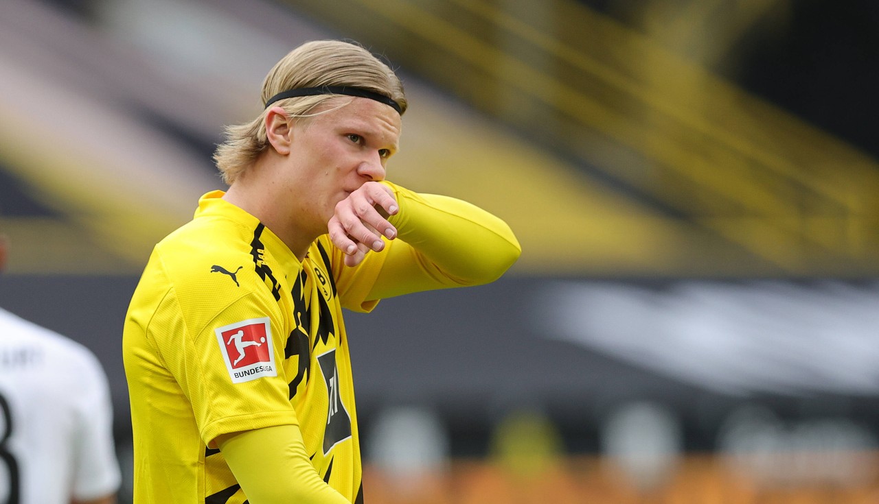 Borussia Dortmunds Starstürmer Erling Haaland.