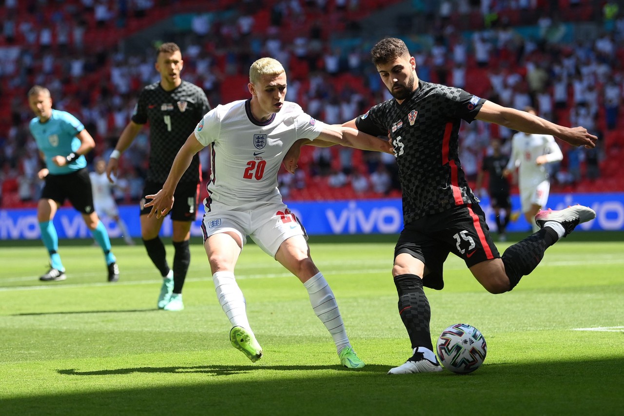 EM 2021: England gegen Kroatien.
