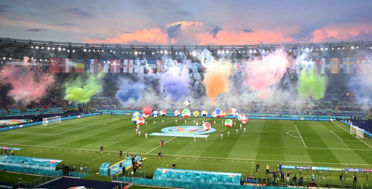 Das Stadion Olimpico in Rom bei der Eröffnung der EM 2021.