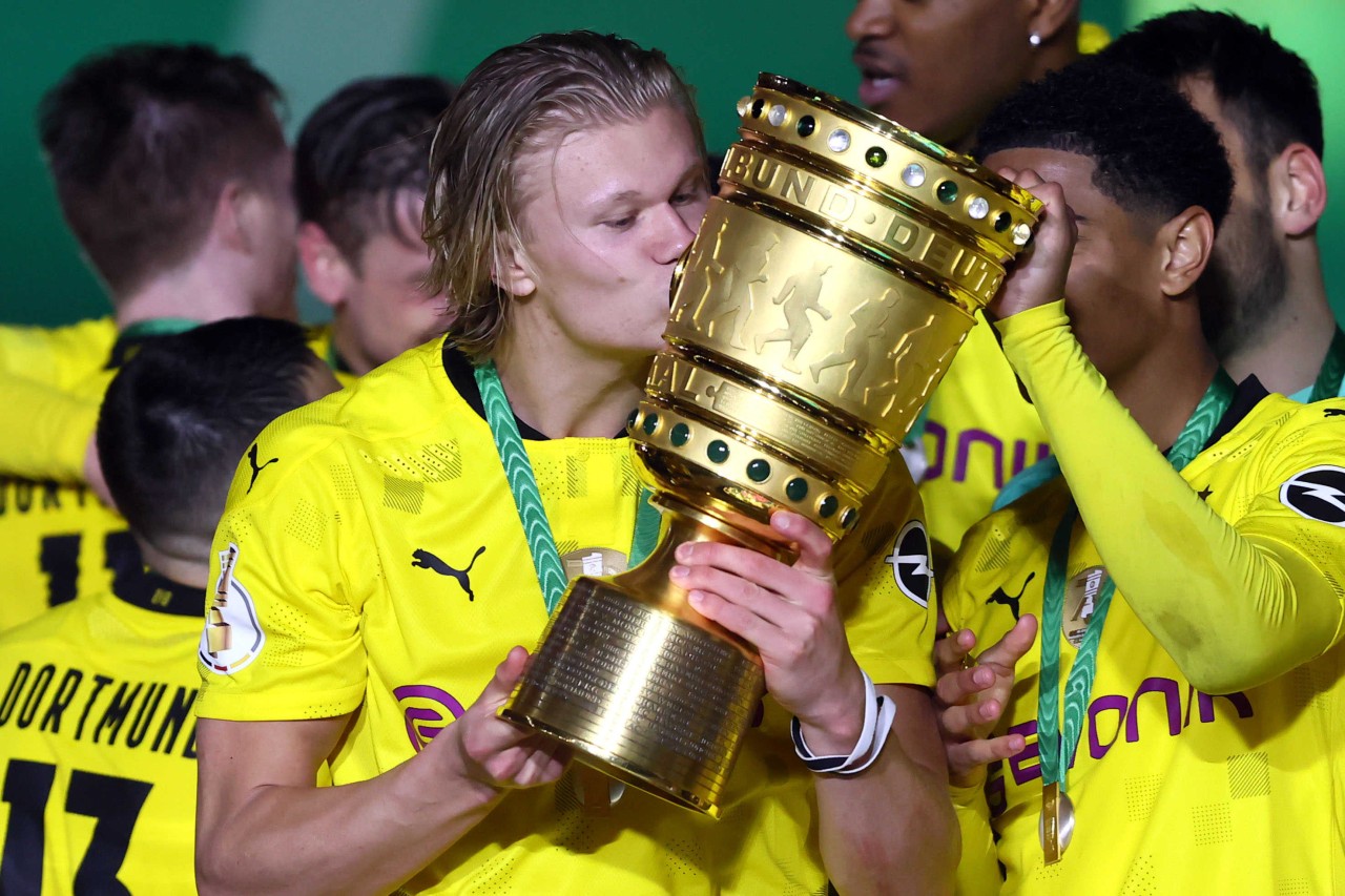 Der BVB feierte seinen Pokalsieg.