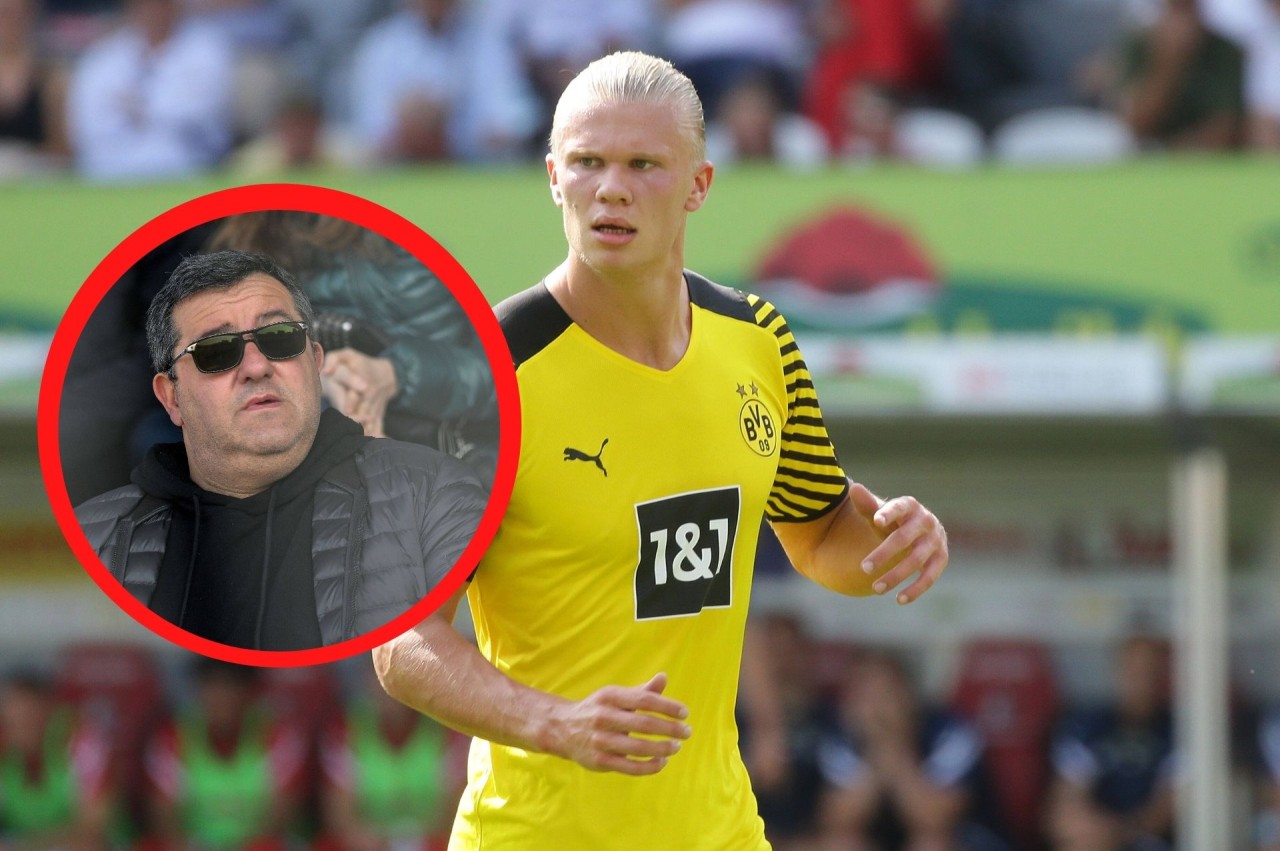 Erling Haaland: Irre 300-Millionen-Forderung! Star-Berater Raiola treibt Transfer-Poker auf die Spitze