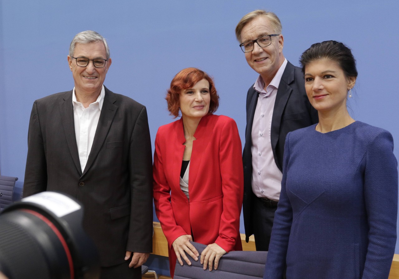 Bernd Riexinger, Katja Kipping, Dietmar Bartsch, Sahra Wagenknecht: In der Parteispitze gab es zuletzt viel Kritik an Sahra Wagenknecht. 