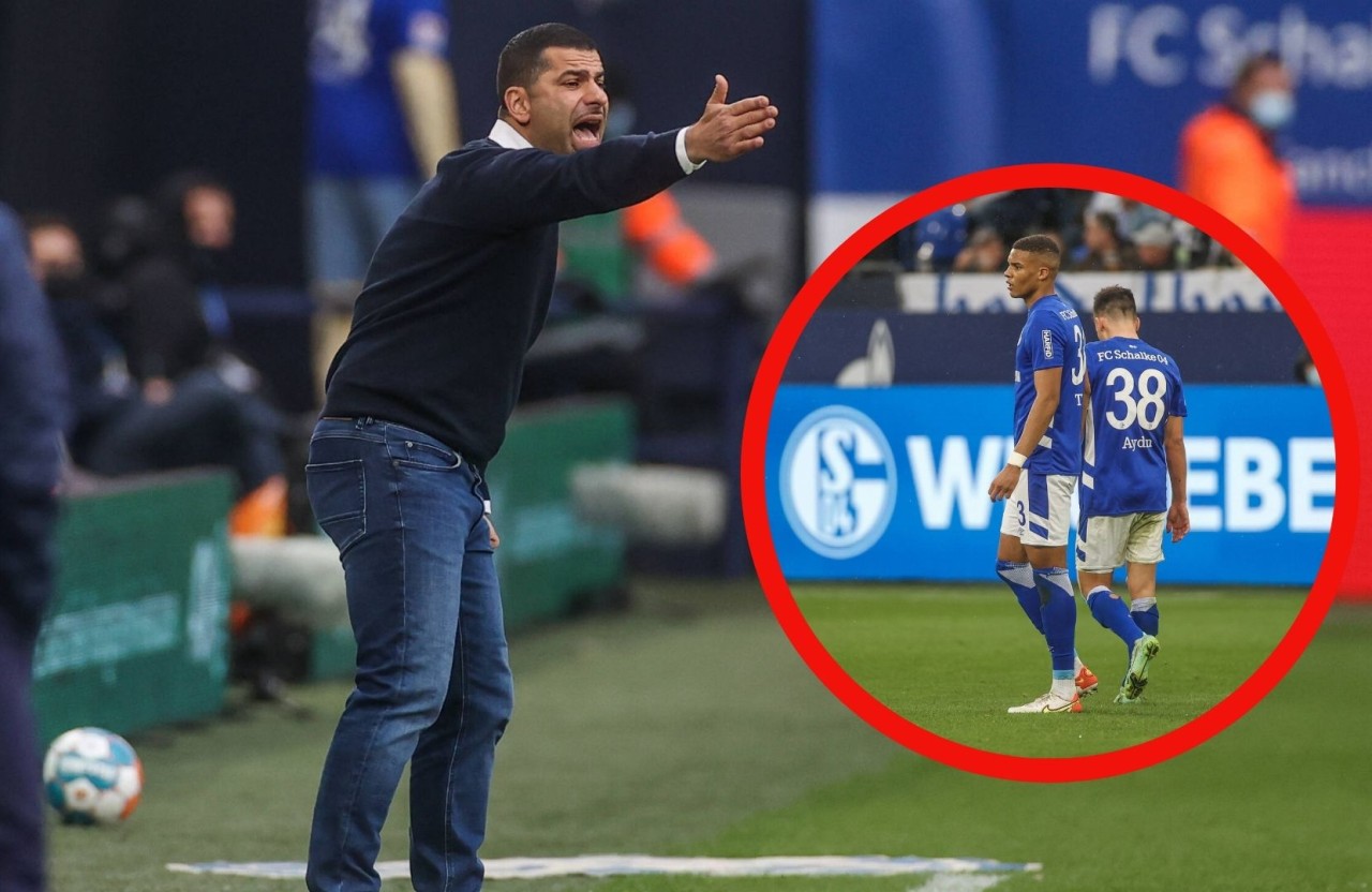 Die Luft für Schalke-Trainer Dimitrios Grammozis wird nach der 3. Niederlage in Folge immer dünner.