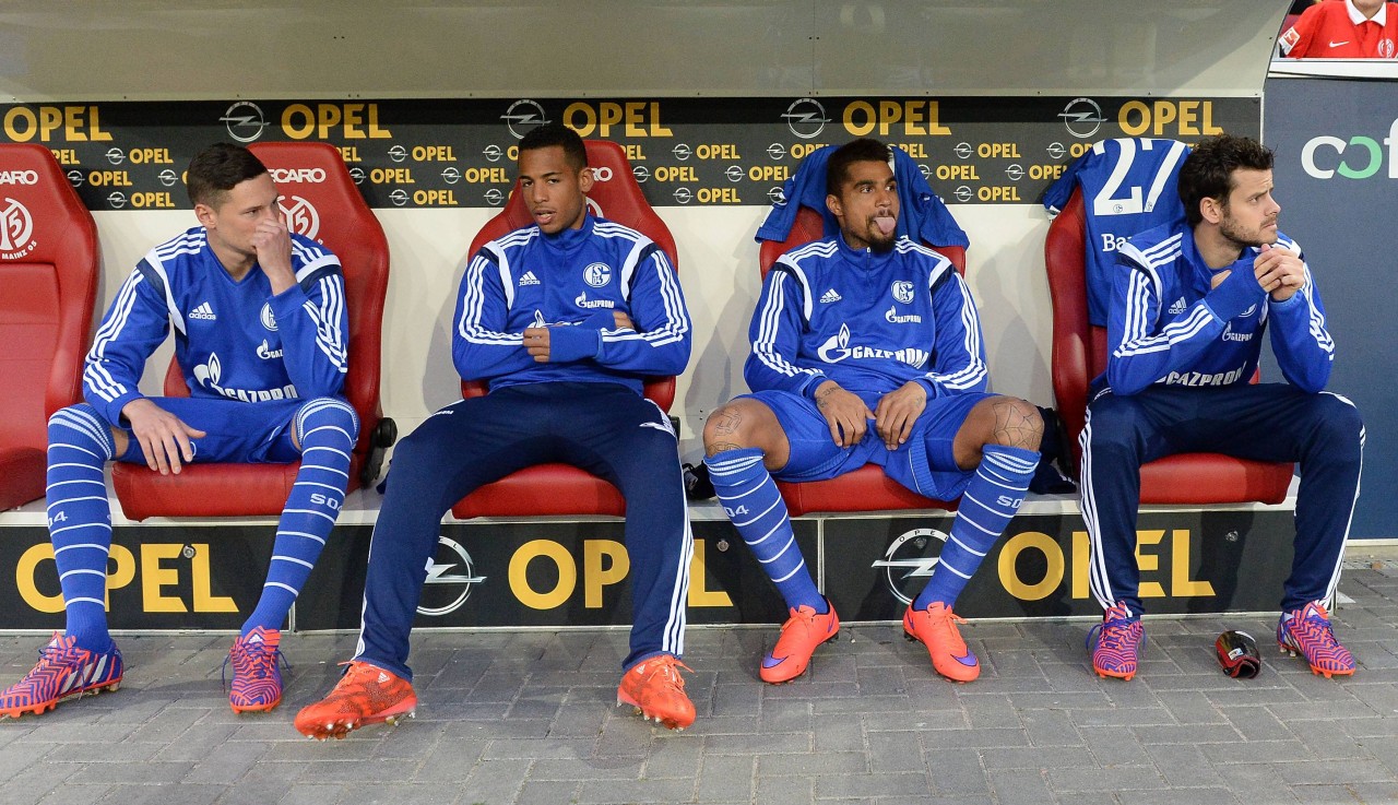 Von links nach rechts: Julian Draxler, Dennis Aogo, Kevin-Prince Boateng, Tranquillo Barnetta. Boateng bereut seinen Wechsel beim FC Schalke 04.