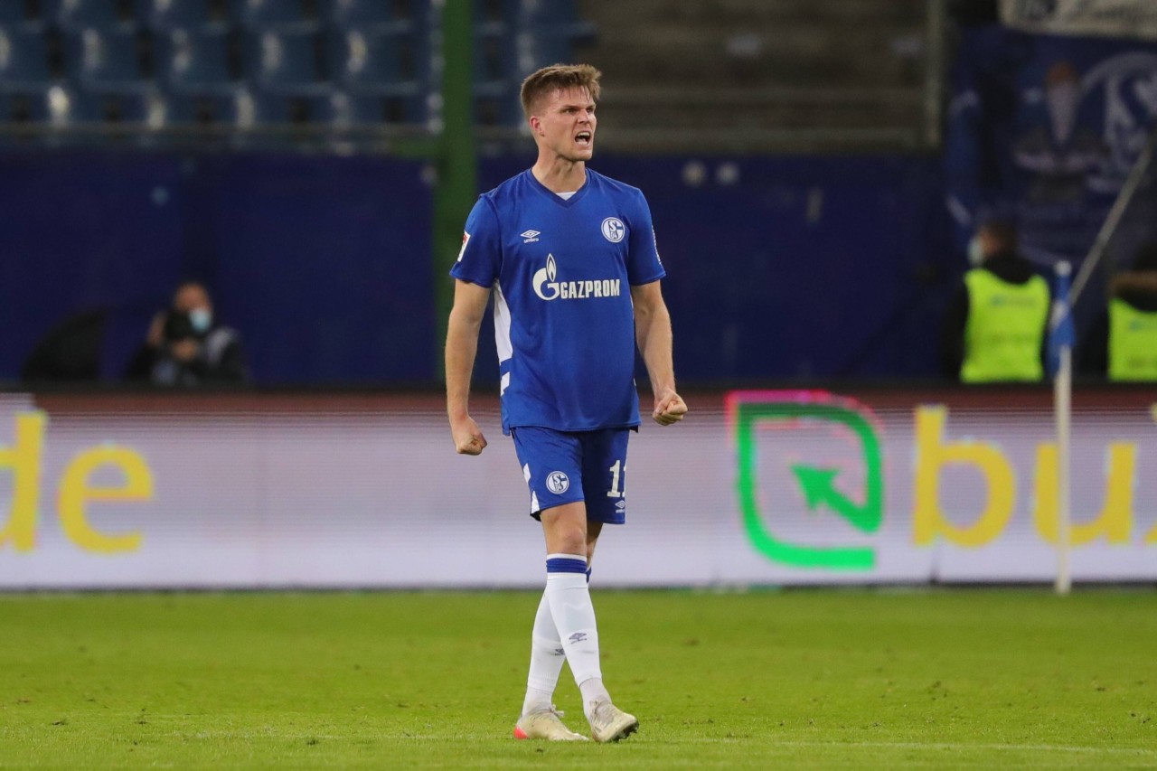 FC Schalke 04: Marius Bülter war nach dem Duell gegen Holstein Kiel mächtig angefressen. (Archivbild)