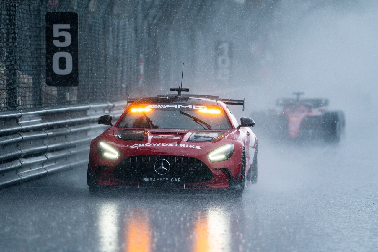 Formel 1: Zeitweise heftige Regenfälle in Monaco!