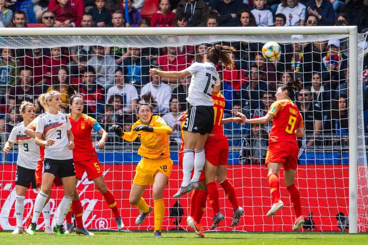 Beim ersten Spiel der DFB-Frauen kommt es zur Partie Deutschland - China.