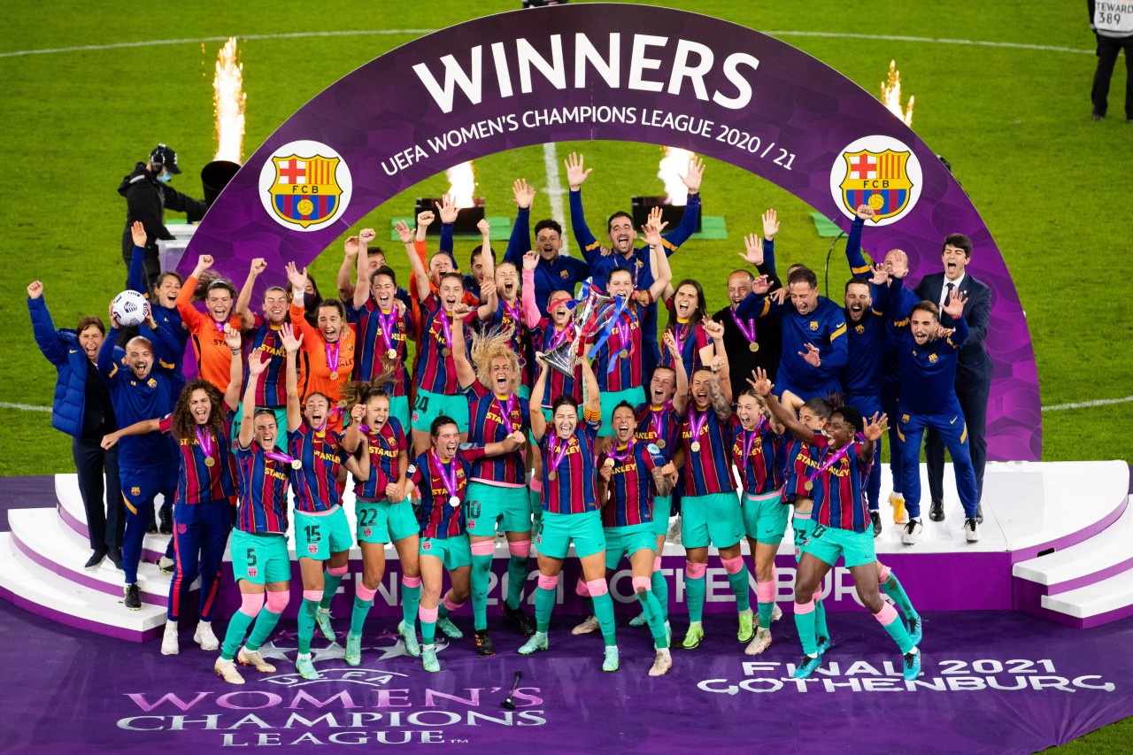 2021 gewann der FC Barcelona die Champions League der Frauen!