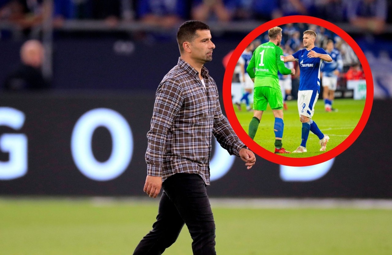 Aufregung auf Schalke! S04-Coach Dimitrios Grammozis hat eine heftige Personalentscheidung getroffen.