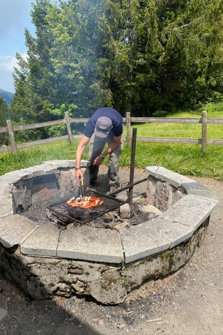 Auf Rigi Scheidegg gibt es viele öffentliche Grillplätze. 